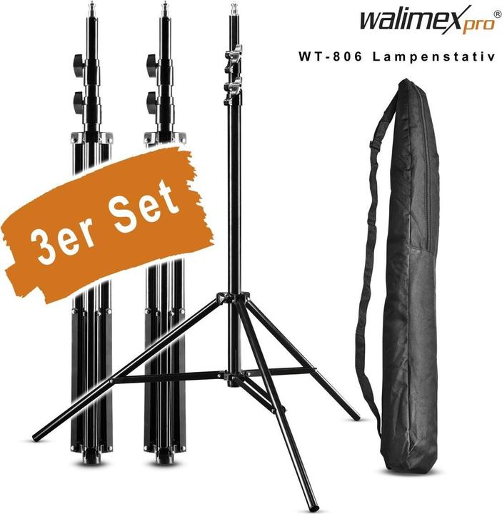 Produktbild Walimex WT-806 Lampenstativset (256 cm, 6 kg)