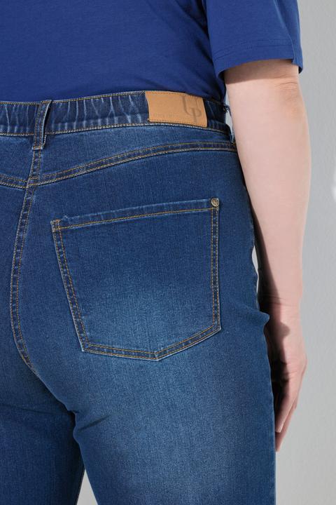 Immagine prodotto Ulla Popken Mom jeans in comodo tessuto elasticizzato con taglio a cinque tasche e cintura comoda (60)