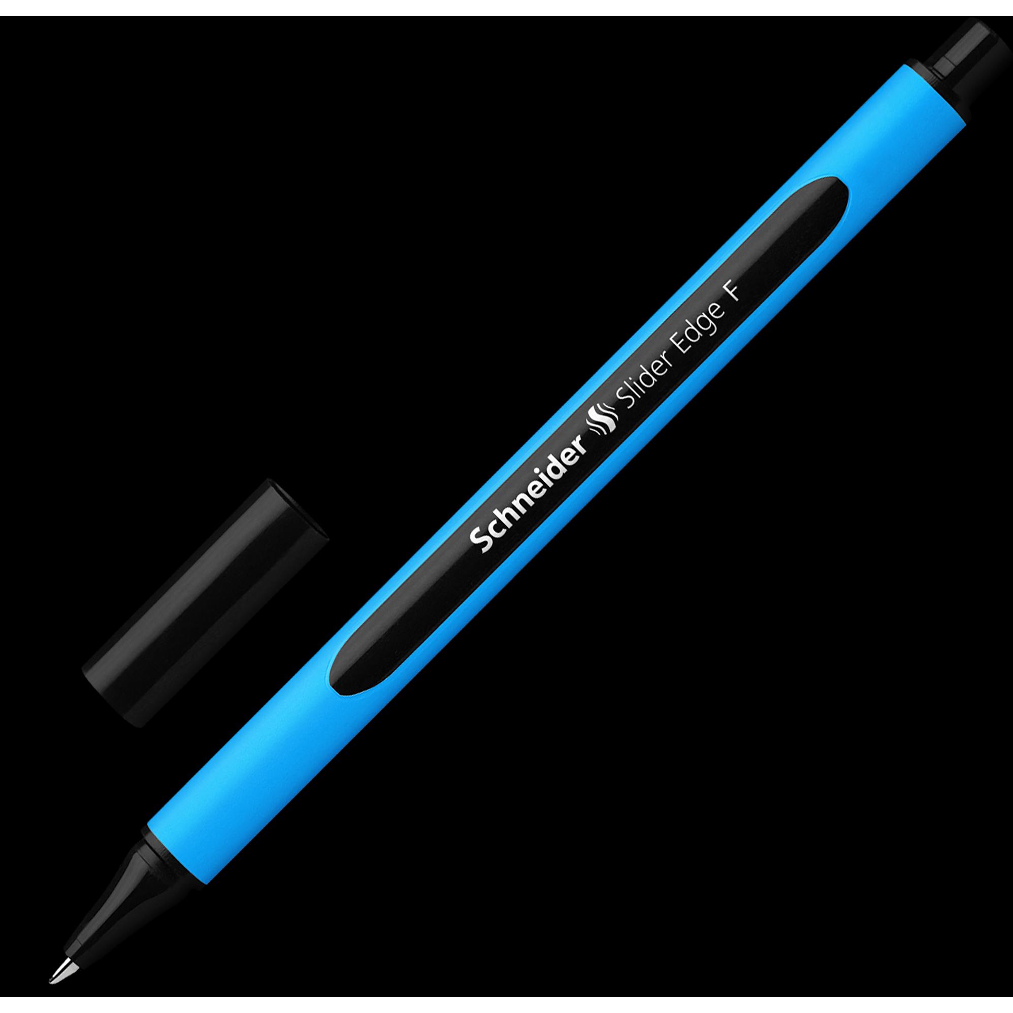 Thumbnail - Schneider, Schreibstifte, Kugelschreiber Slider Edge schwarz, Strichstärke: F (fein) (Blau, Schwarz, 1 x)