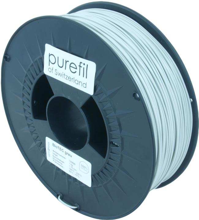 Produktbild Purefil Filament (bioTEC, 1.75 mm, 1000 g, Grau)