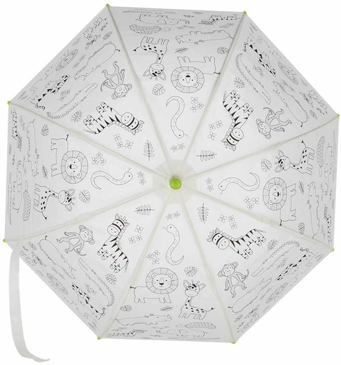 Produktbild Esschert Design Ausmal-Regenschirm "Dschungel