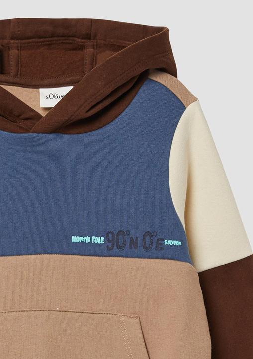 Produktbild s.Oliver Sweatshirt Kuscheliger Hoodie mit Colourblocking (92)
