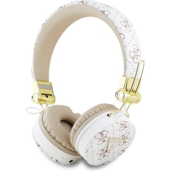 Guess Bluetooth ENC GUBH70E4PTMH 4G Triangle Round Shape, Kopfhörer, Weiss