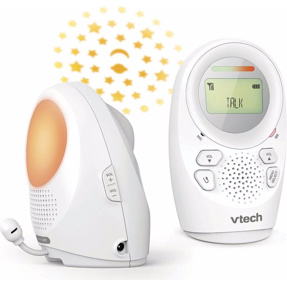 VTech, Babyphone, Audio LCD Monitor mit Projektor (Babyphone Audio, 300 m)
