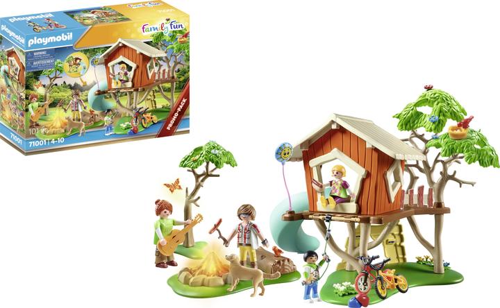 Produktbild Playmobil Abenteuer-Baumhaus mit Rutsche (71001, Playmobil Family Fun)