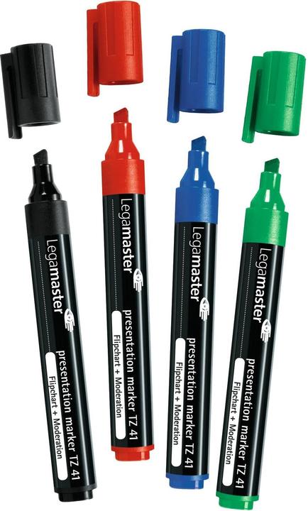 Produktbild Legamaster Moderationsmarker TZ41 4er Set (4 x)
