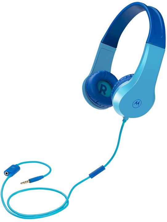 Actual product image Motorola Headphone MOTO JR200 BLU (Cable)