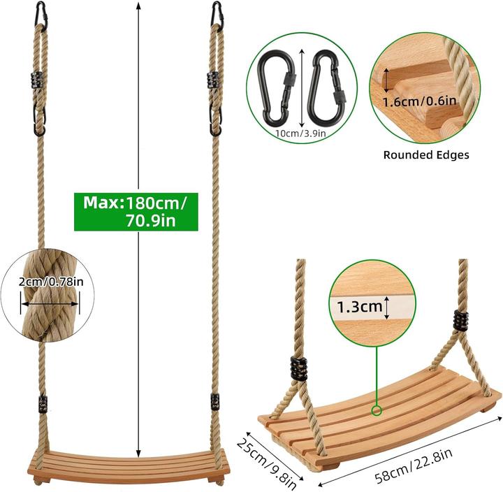 Immagine prodotto AnExer Holzschaukel