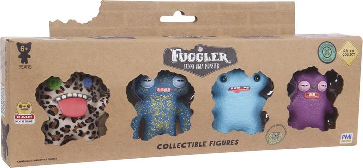 Actual product image Pmi Kids World Fuggler Limited Edition 1.5 Collectible Figures - 4 Pack Ver. A
