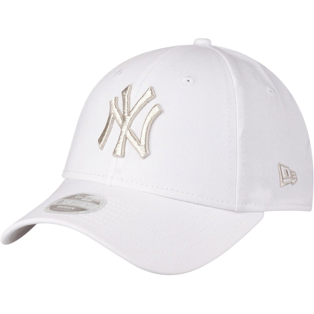 New Era, Damen, Cap, 9Forty New York Yankees Silber, Schwarz, (One Size)