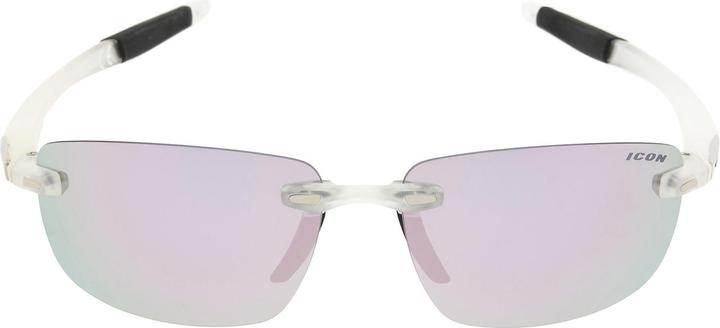Actual product image Icon Eyewear Sport Sunglasses BOOST (Matt clear, Dark, Dark red)