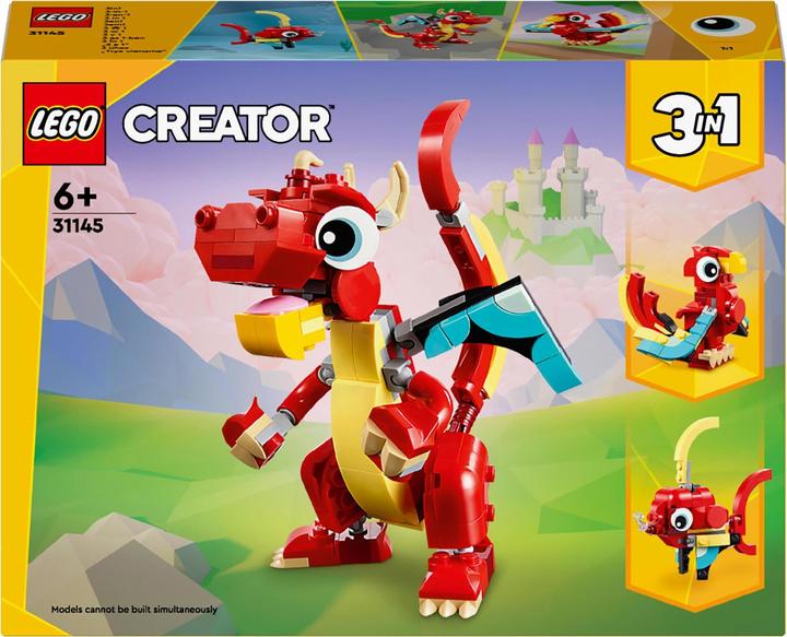 Produktbild LEGO Roter Drache (31145, LEGO Creator 3-in-1)