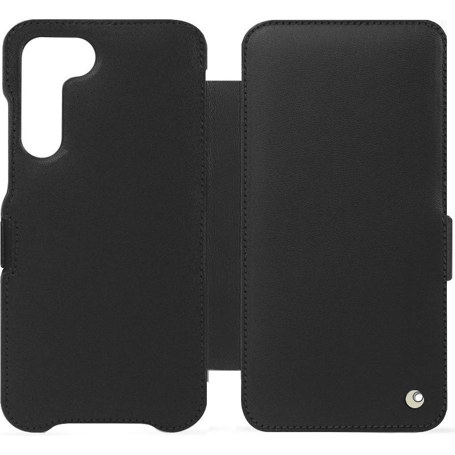 Noreve Lederschutzhülle horizontal (Samsung Galaxy S23+), Smartphone Hülle, Grau