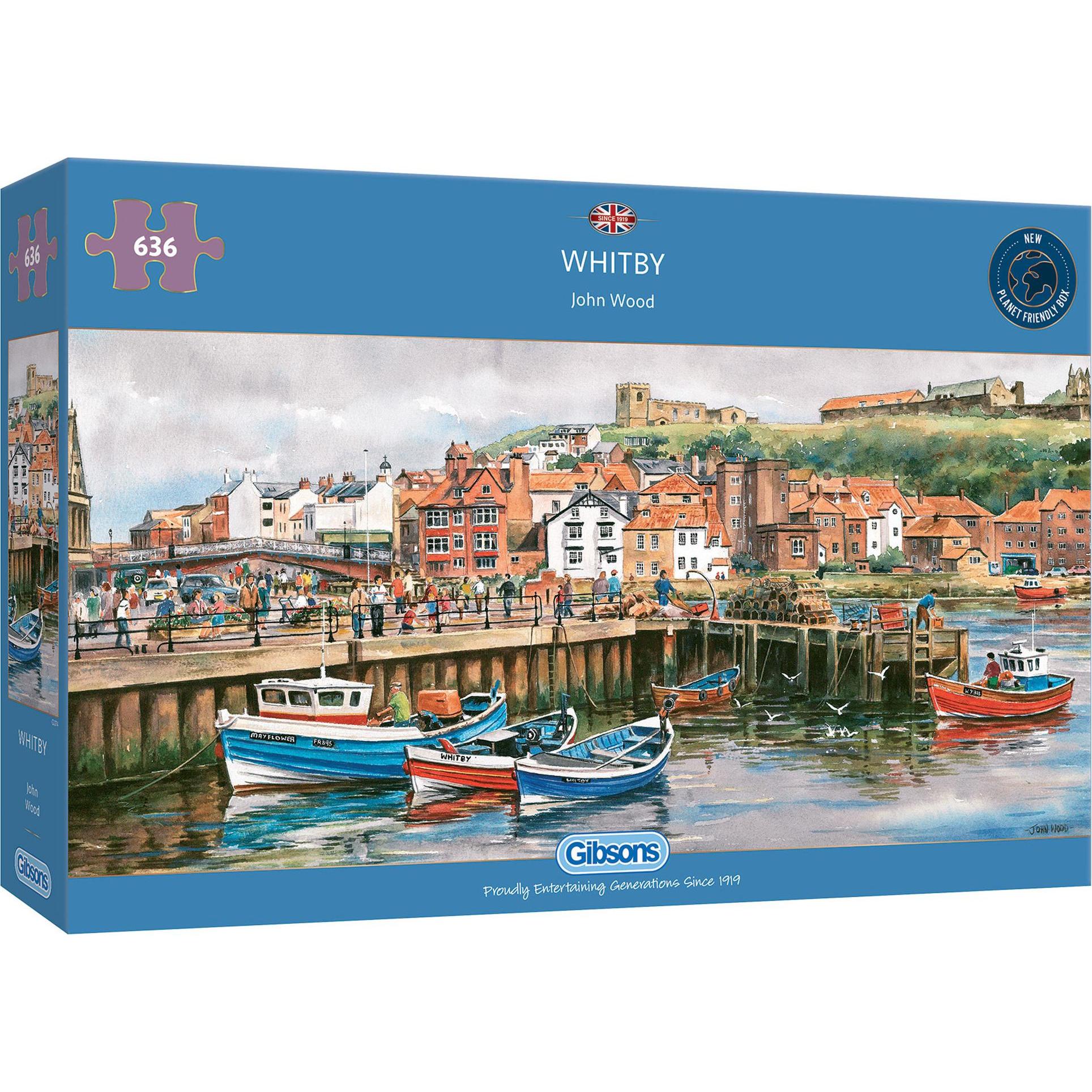 Gibsons Panoramapuzzle Whitby, Yorkshire 636 Teile (636 Teile)