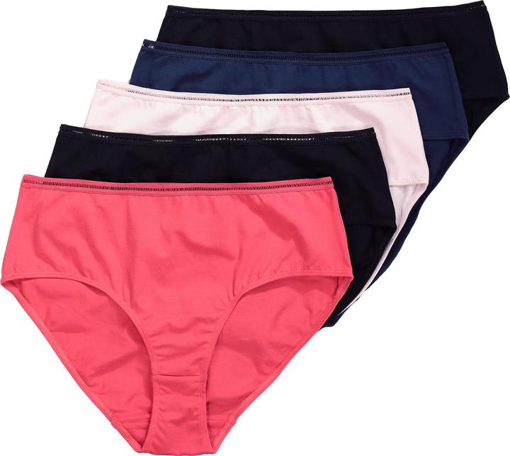 Ulla Popken 5 Pack of Panties- Openwork Detail