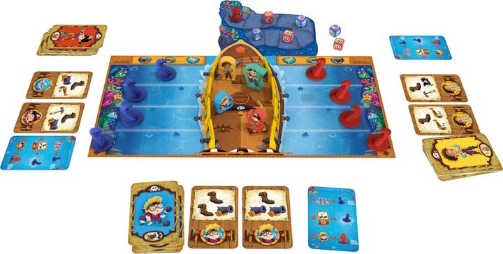 Produktbild Loki Kids 516870 - Kraken Attack!, Brettspiel, für 1-4 Spieler, ab 7 Jahren (Englisch, 1 - 4 Spieler)