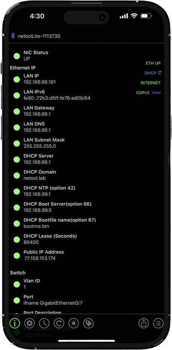 Image du produit Netool IO Testeur de réseau NE1E netool.io Lite Smart Network Tester Network (Instrument)