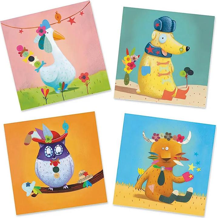 Produktbild Djeco Sticker und Basteln Tiere