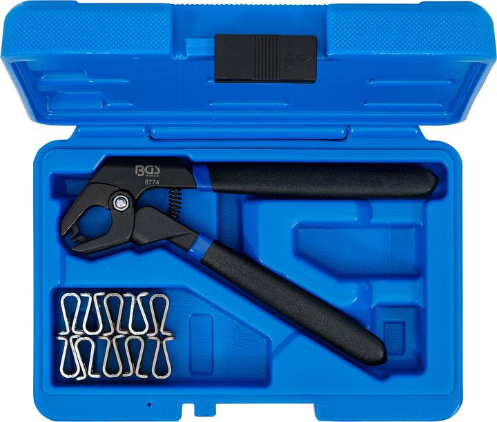 Actual product image BGS Fixing Clamps Set with Pliers | 11 pcs.