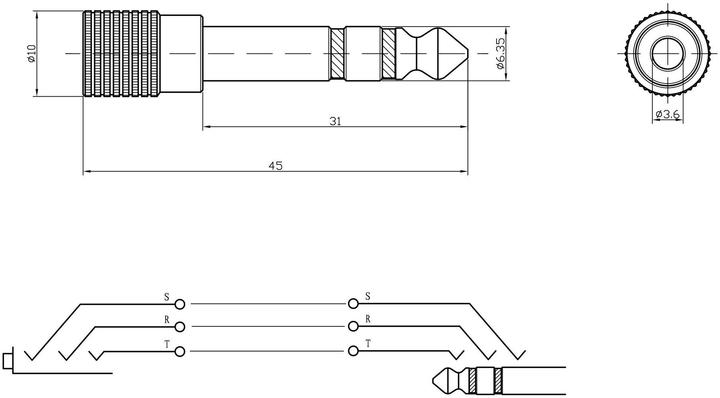 Actual product image Bemero BA2001 (Jack adapter)