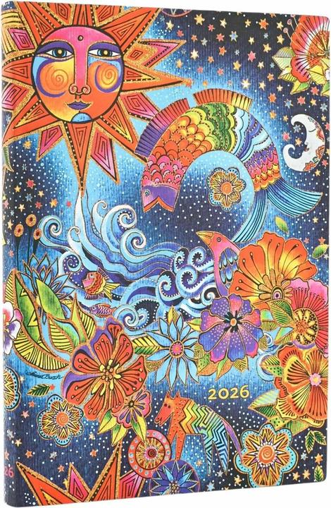 Paperblanks Die Kalender für 2026 Flexi Himmlische Magie