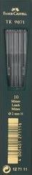 Image du produit Faber-Castell Mines TK-9071 2mm H (2 mm, 10 pcs)