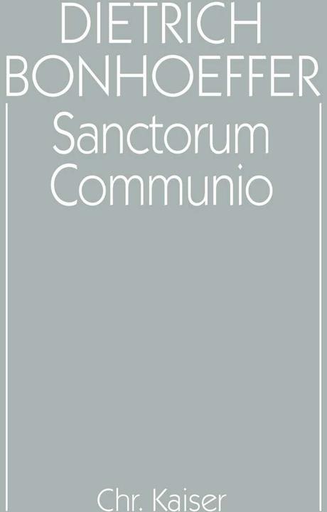 Produktbild Sanctorum Communio (Deutsch, Joachim Soosten, 1986)