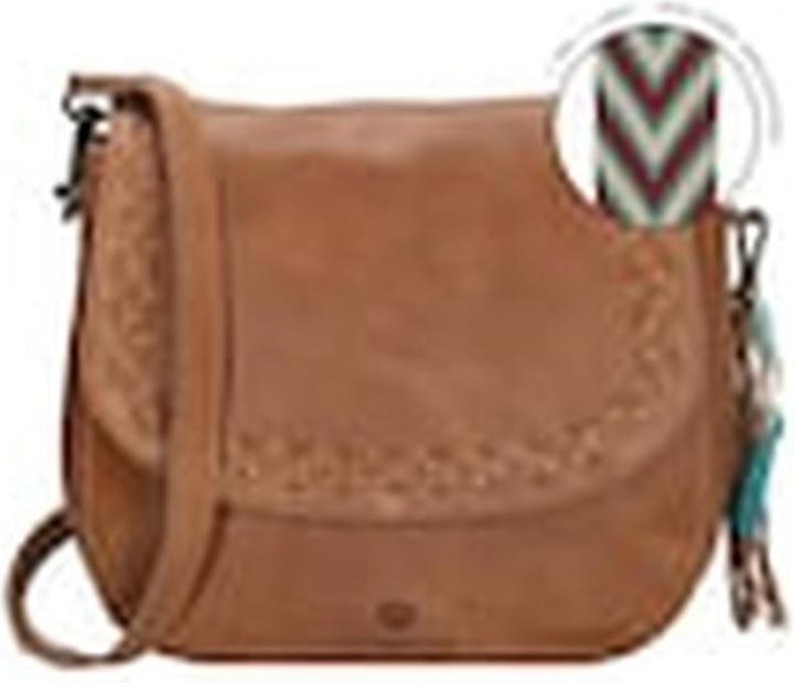 Produktbild Micmacbags Friendship -Umhängetasche ausblenden & stechen - Brown - 100% Leder