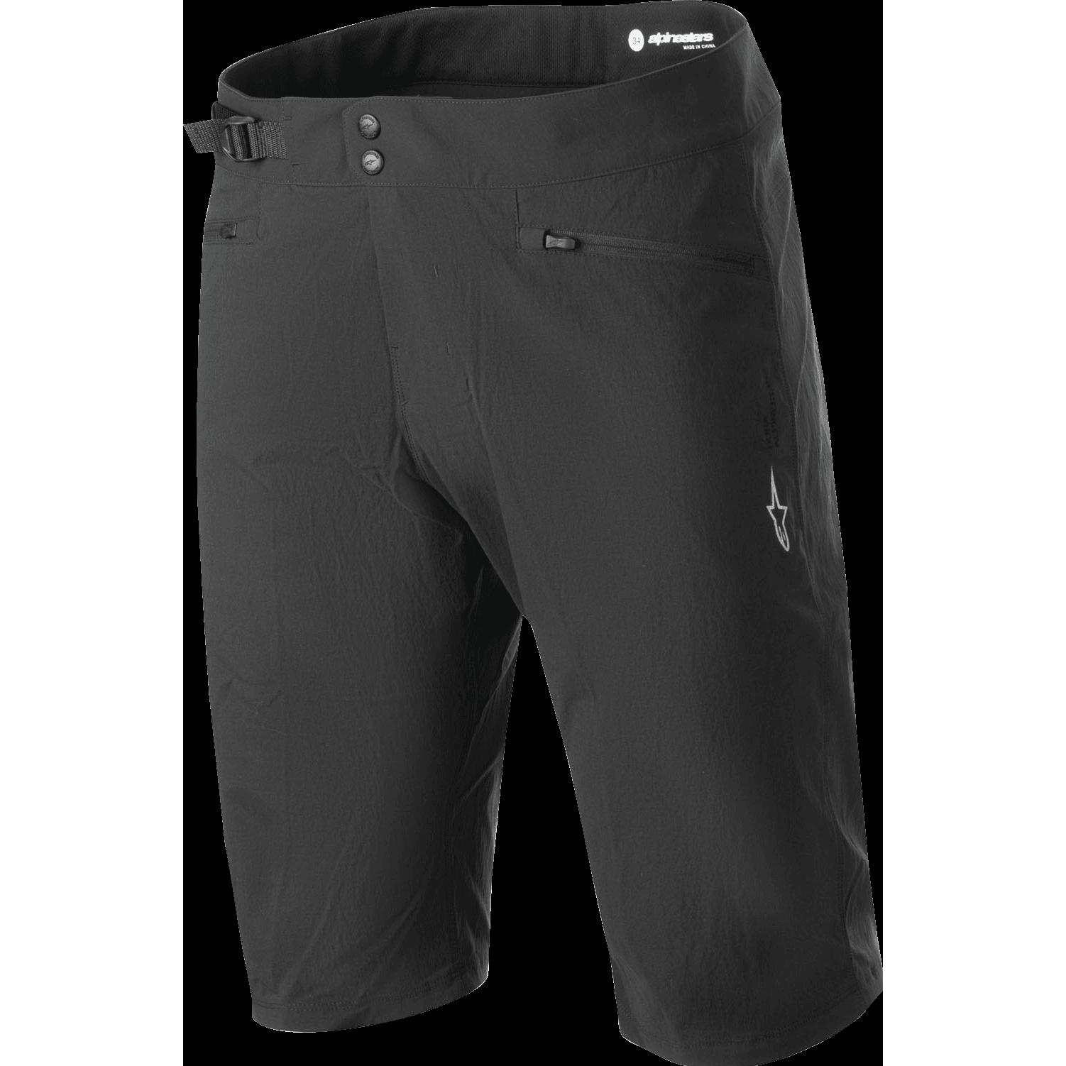 Alpinestars, Herren, Velohosen, Short 24 A-Dura (36, XL), Schwarz, 36, XL