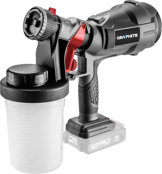 Immagine prodotto Graphite pistola a spruzzo (pistola HVLP Energy + 18V, ioni di litio, senza batteria)