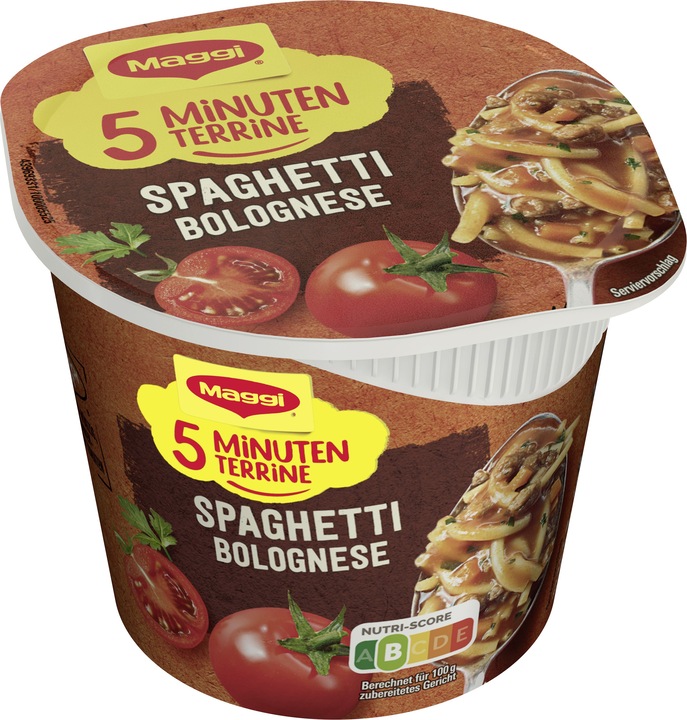 Produktbild Maggi 5 MINUTEN TERRINE Spaghetti Bolognese (60 g)