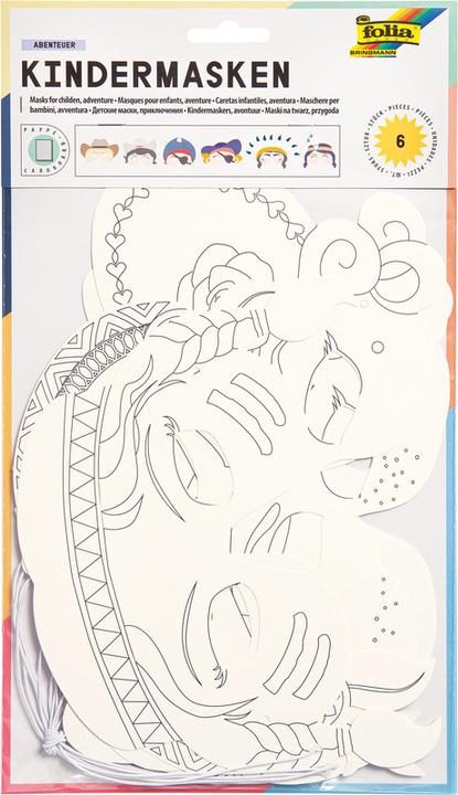 Image du produit Folia L'aventure des masques d'enfants