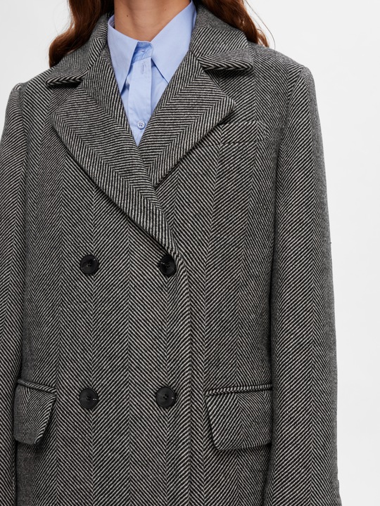 Produktbild Selected Femme Zweireihiger Wollmantel (34)