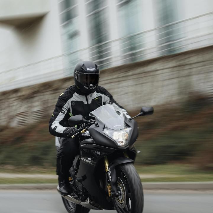 Immagine prodotto Rebelhorn Borg Black/Grey/Flo Yellow Textile Motorcycle Jacket XS (XS)