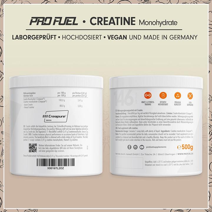 Nutritional values and ingredients ProFuel Creatine (1 Piece, Powder, 500 g)