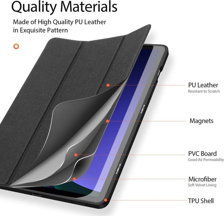Actual product image Dux Ducis Domo Series (Galaxy Tab S9)