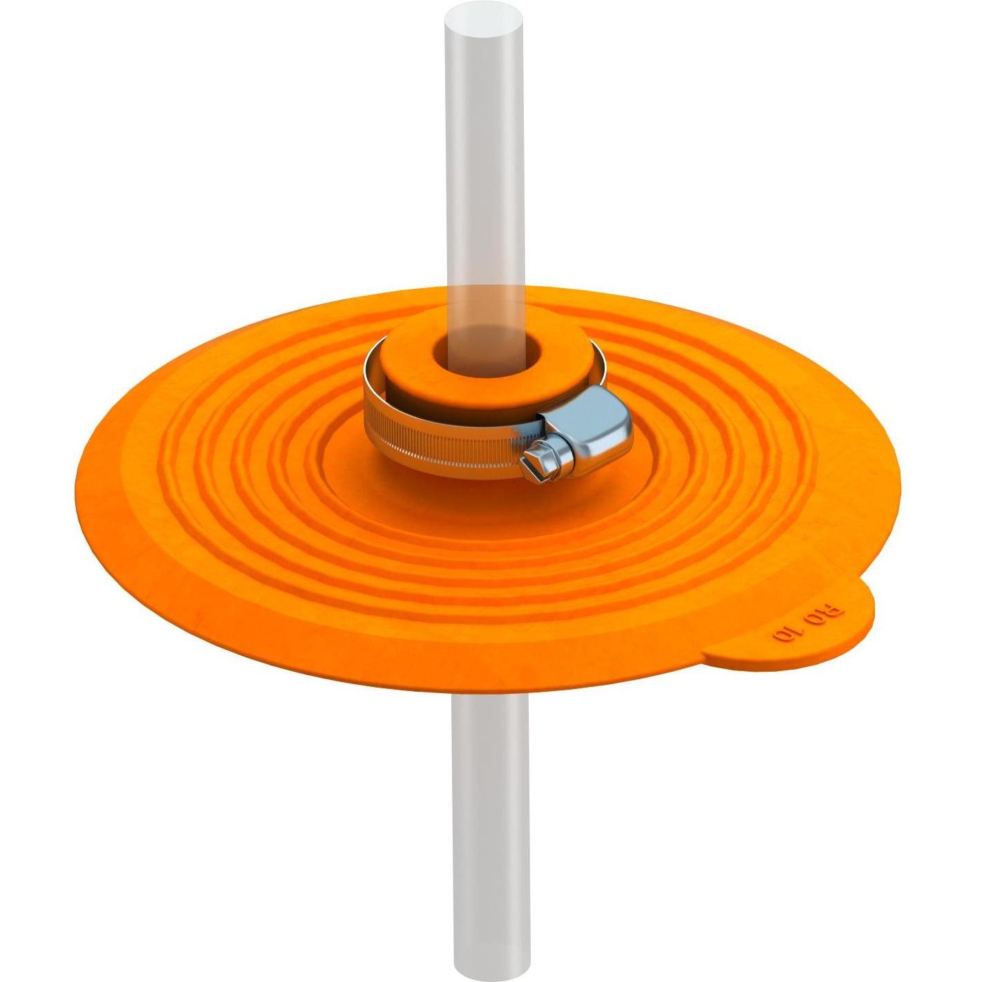 OBO Bettermann OBO DW RD10 Dichtmanschette fÃ¼r Rundleiter 10mm pastellorange 2003 TPE, Elektronikzubehör + Gehäuse, Ora...