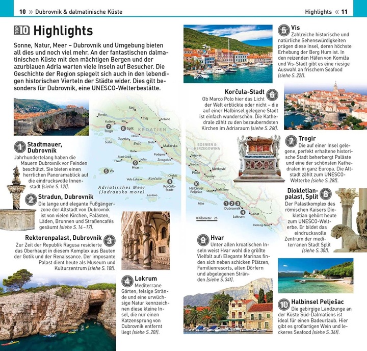 Produktbild TOP10 Reiseführer Dubrovnik & Dalmatinische Küste (Deutsch, DK Verlag Reise, 2023)