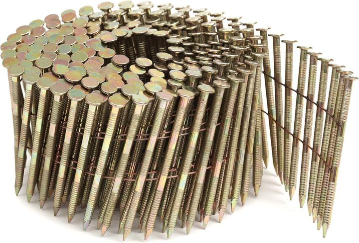 Actual product image Tacwise Glossy Flat Nail Coils (6000 pcs., 64 mm)