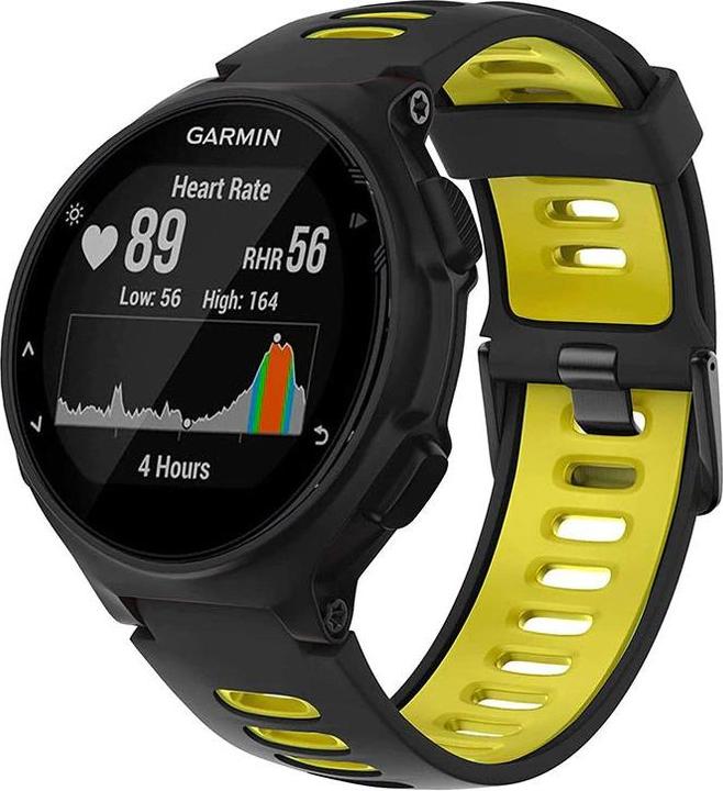 Image du produit Garmin Bracelet en silicone pour G02 - noir et jaune
