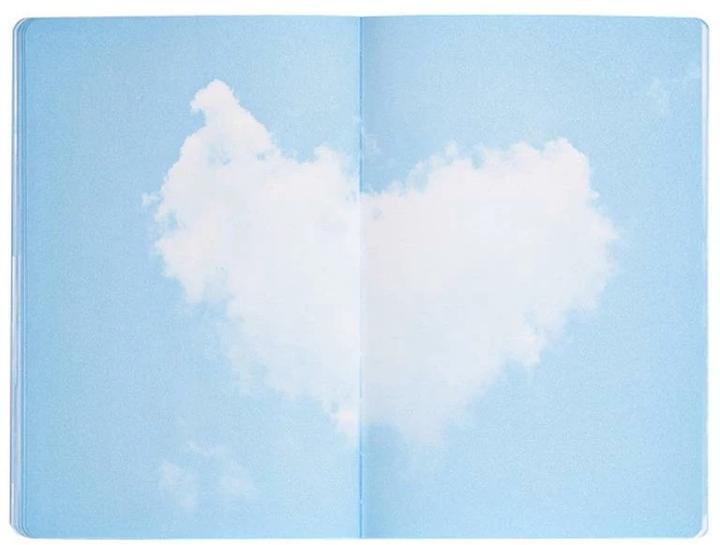 Produktbild Nuuna Inspiration Book M, Cloud Blue (20 x 13.5 cm, Blanko, Weicher Einband)