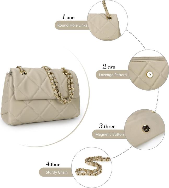 Produktbild Only-Bags.Store Umhängetasche Elegante Handytasche Gesteppte Handtasche