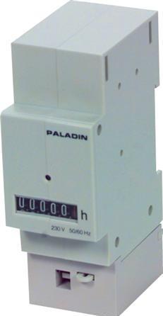 Actual product image Paladin Timetaeller for dinskinne 35 mm bred 230V AC/50 Hz