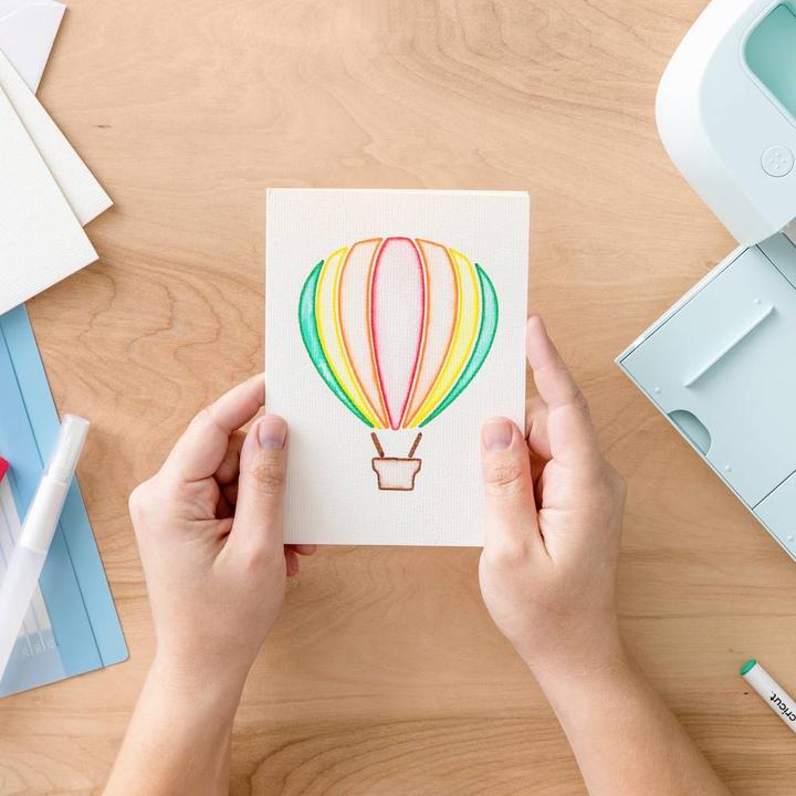 Actual product image Cricut watercolor cards R40 10 pieces (P) (12.3 x 16.7 cm, 10 x)