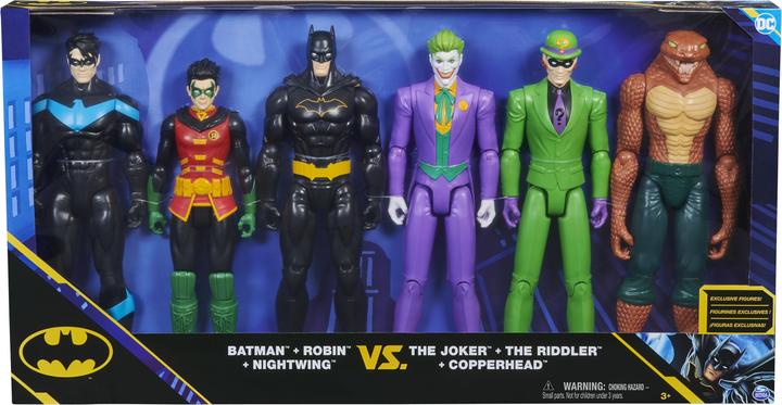 Image du produit Spin Master DC Comics, Coffret de 6 personnages Batman