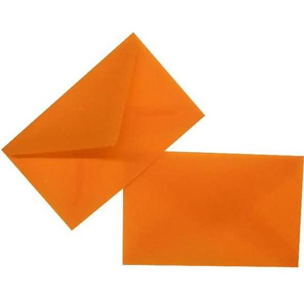 Thumbnail - Blanke, Briefumschlag, Briefumschläge Offset transparent 62x98mm 100g/qm NK VE=100 Stück intensivorange (100 x)