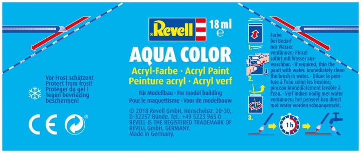 Actual product image Revell air hansa blue silk matt