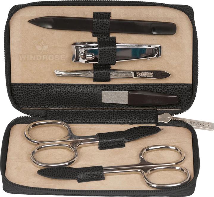 Actual product image Windrose Beluga Schmuckkasten Leder 13 cm