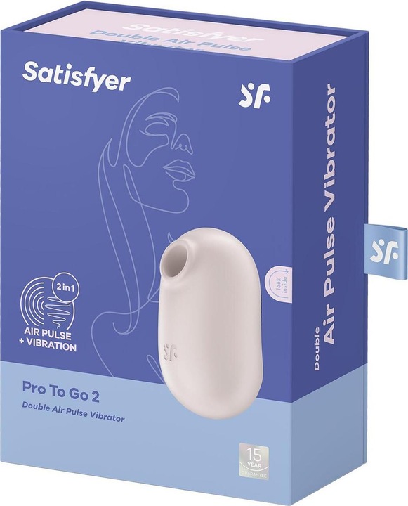 Actual product image Satisfyer Pro To Go 2 - Beige