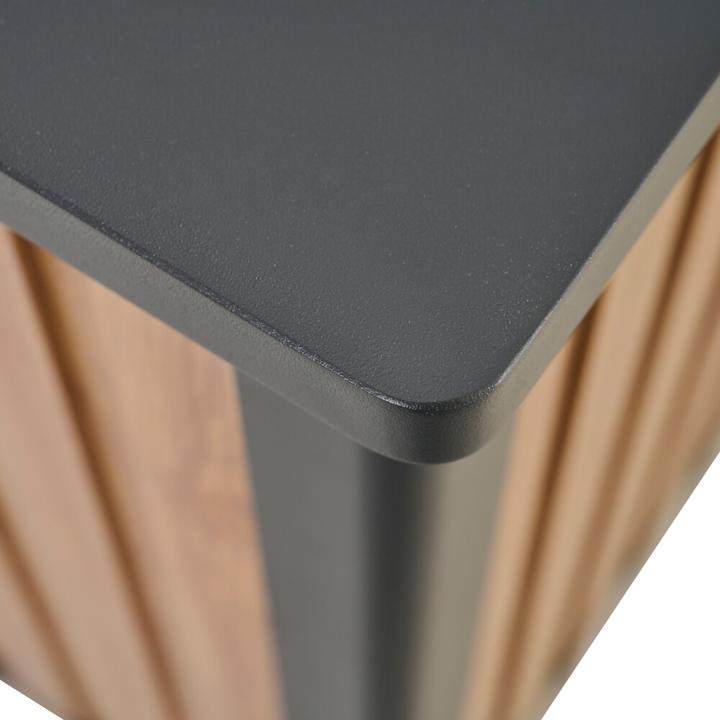 Produktbild Siena Garden SABANO Kissenbox 181x79x75cm Alu, matt-anthrazit, HT woodlook